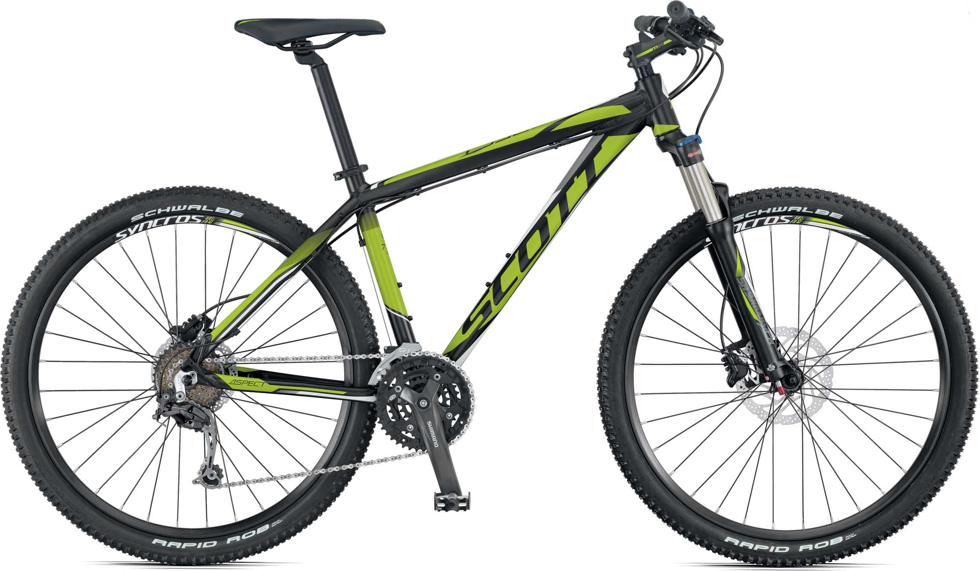 Велосипед SCOTT Aspect 730 (черно-зеленый)
